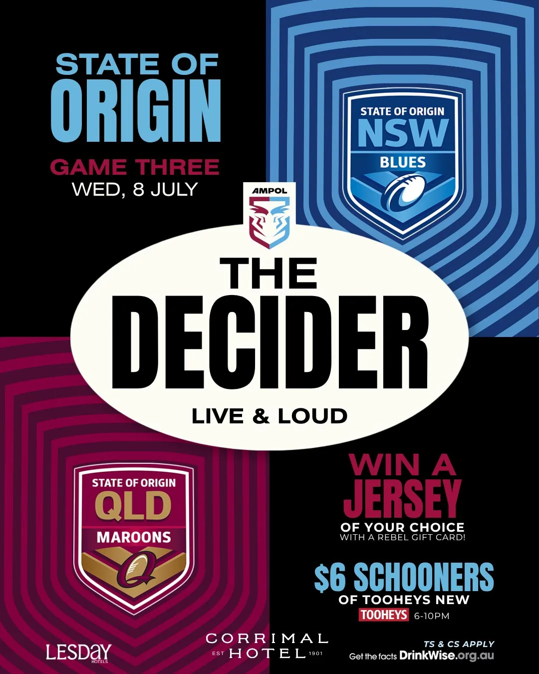 Corrimal Hotel State of Origin 2 Corrimal Hotel State of Origin 2